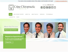 Tablet Screenshot of cripechiropractic.com